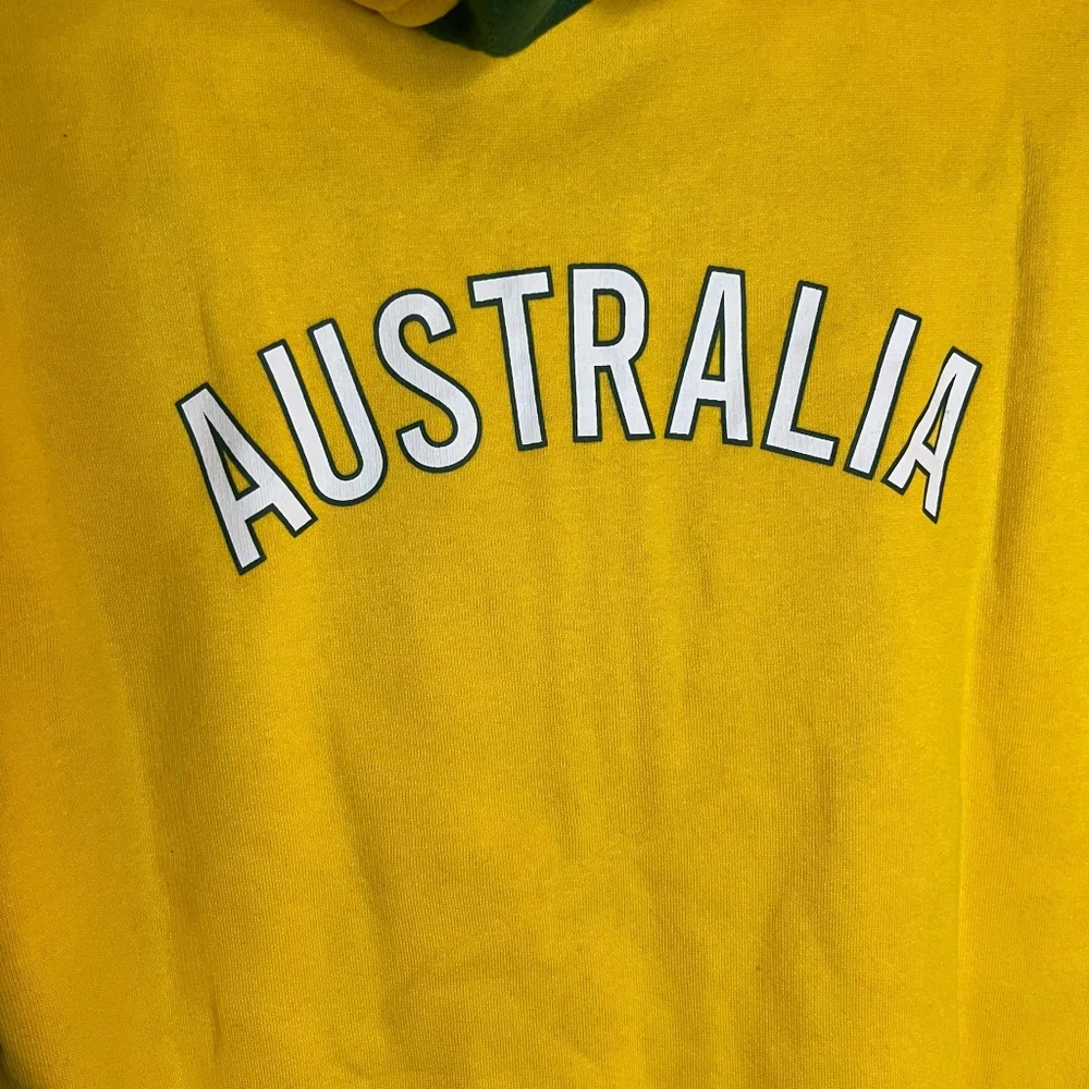 FIFA Women's World Cup 2023 Team Australia Yellow Zip Hoodie - Unisex